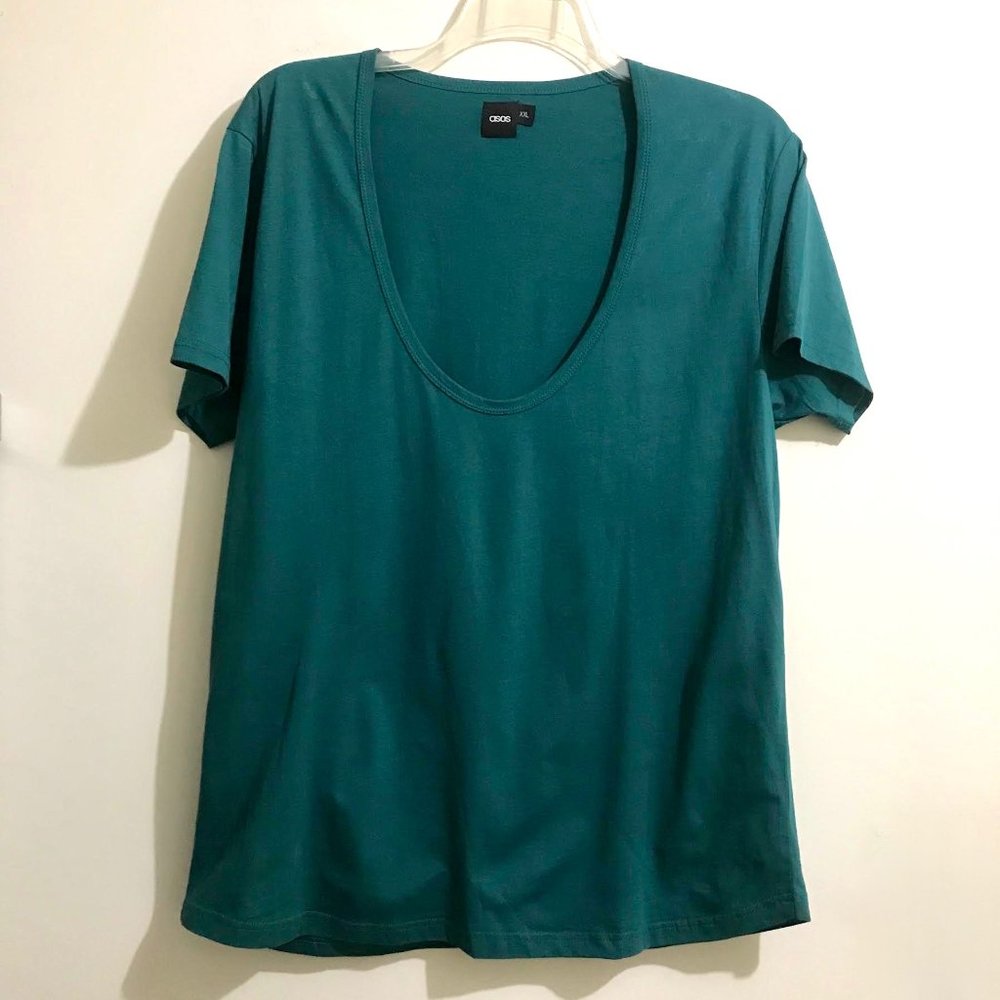 ASOS Deep Scoop 100% Cotton Tee XXL